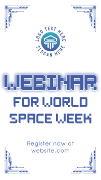 Space Week Webinars Facebook Story