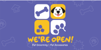 Pet Store Now Open Twitter Post