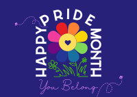 Pride Month Postcard example 2