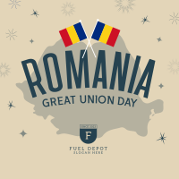 Romania Great Union Day Instagram Post Image Preview