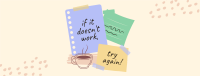 Post it Motivational Notes Facebook Cover