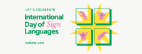 International Day of Sign Languages Facebook Cover