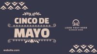 Cinco De Mayo Triangles Zoom Background