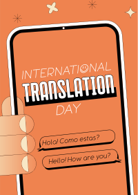 Retro Translation Day Flyer