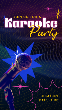 Karaoke Party Facebook Story