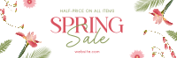 Sale of Spring Twitter Header Image Preview