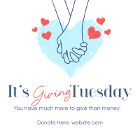 Giving Tuesday Hand Instagram Post