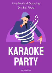 Karaoke Party Poster