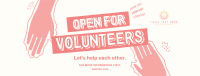 Volunteer Helping Hands Facebook Cover