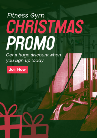 Christmas Gym Promo Flyer