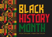 Neo Geo Black History Month Postcard