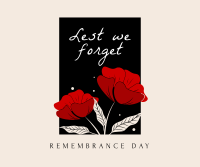 Remembrance Day Facebook Post