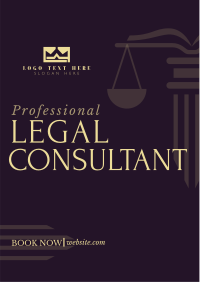 Professional Legal Consultant Flyer