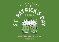 St. Patrick's Beer Postcard