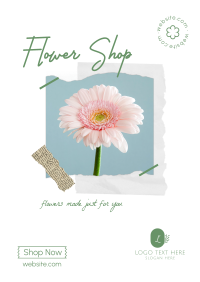 Flower Shop Scrapbook Poster