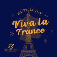 Viva La France! Instagram Post Design