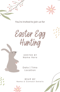 Easter Egg Hunting Invitation Image Preview