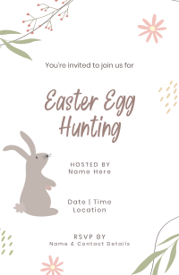 Easter Egg Hunting Invitation