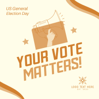 Your Vote Matters Linkedin Post