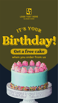 Birthday Cake Promo YouTube Short