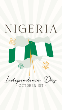 Nigeria Independence Event TikTok Video Design