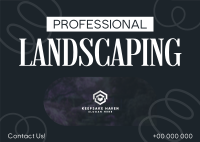 Professional Landscape Service Postcard Image Preview