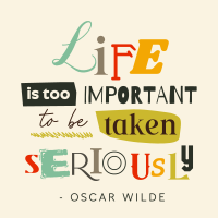 Life is Important Quote Instagram Post Design