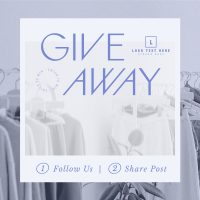 Fashion Style Giveaway Linkedin Post Design