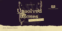 Unsolved Crime Podcast Twitter Post