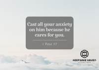 Inspirational Bible Verse Postcard Image Preview