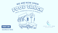 Retro Food Truck Festival Animation