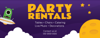 Party Rentals For Kids Facebook Cover