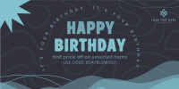 Liquid Birthday Promo Twitter Post