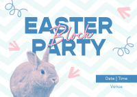 Easter Community Party Postcard