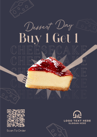 Cheesy Cheesecake Flyer Design