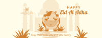 Eid Al Adha Cow Facebook Cover