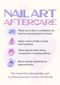 Nail Aftercare Poster