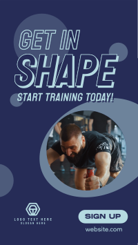 Training Fitness Gym Facebook Story