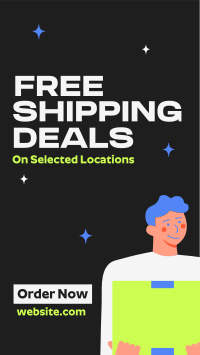 Cool Free Shipping Deals Instagram Reel Image Preview