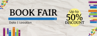 Book Fair Facebook Cover Design