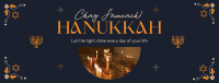 Hanukkah Celebration Facebook Cover Design