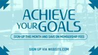 Fitness Gym Membership Animation