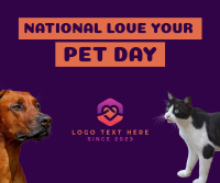 Love Your Pet Day Facebook Post