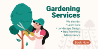 Outdoor Gardening Services Twitter Post