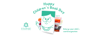 Cute Books Facebook Cover Image Preview