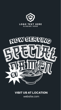 Special Ramen Serving Instagram Reel Design