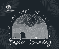 Modern Easter Sunday Facebook Post