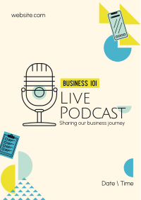 Playful Business Podcast Flyer