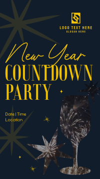 New Year Countdown Party Facebook Story