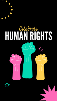 Celebrate Human rights Facebook Story